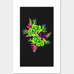 Coral Carnation - Green/Purple Posters and Art